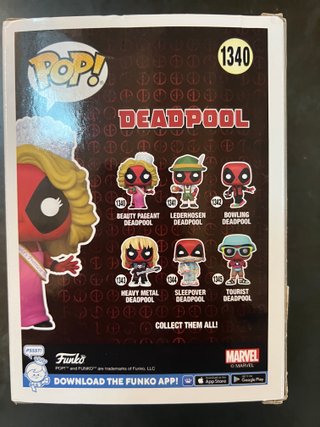 Funko Pop Beauty Pageant Deadpool 1340