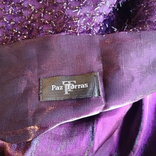 Chal de Fiesta Paz Torras Morado