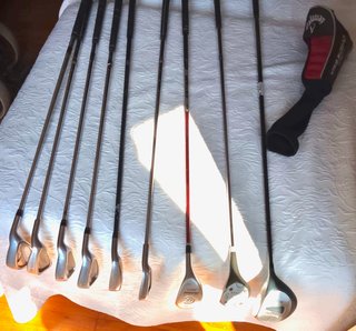 9 Palos de Golf para hombre con Bolsa y Carro