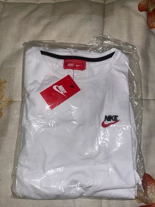 Conjunto corto Nike blanco