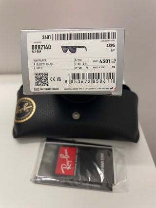 Gafas de sol Ray-Ban Wayfarer negras