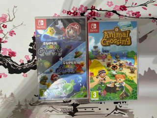 Super Mario Galaxy PRECINTADO y Animal Crossing