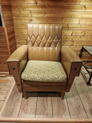 2 Sillones de Piel Marrón