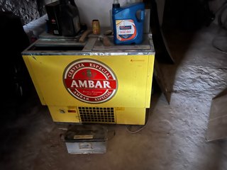 Nevera y Botellero Ambar