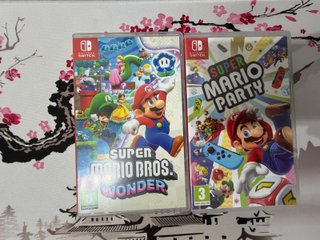 Super Mario Party PRECINTADO y Super Mario Wonder