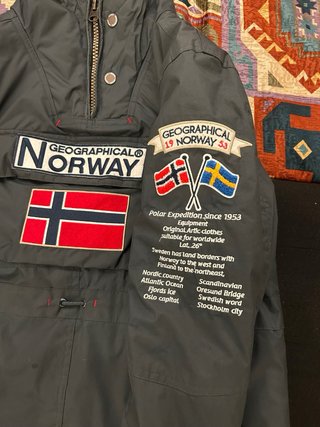 Abrigo Geographical Norway Gris