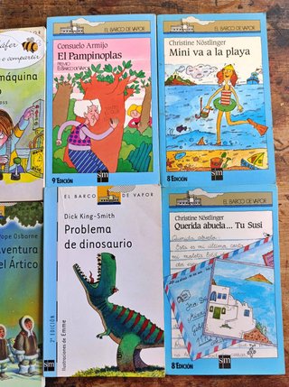 Lote 12 Libros El Barco de Vapor (Serie Azul - SM)