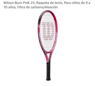 Raqueta de tenis Wilson rosa