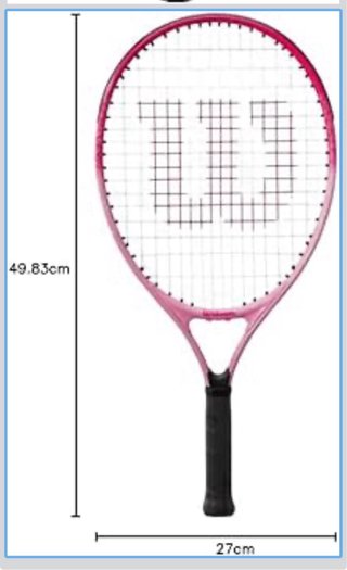Raqueta de tenis Wilson rosa