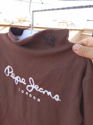 Jersey Pepe Jeans mujer marrón S/M