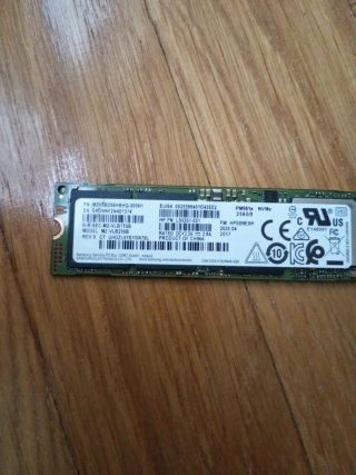SSD Samsung NVMe 256GB PM981a