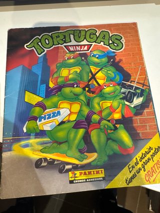 Álbum de Cromos Tortugas Ninja Panini - completo