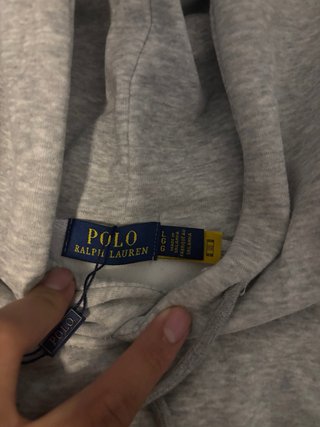 Sudadera Ralph Lauren Gris
