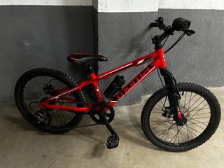 Bicicleta Moma Bikes 20 pulgadas Roja