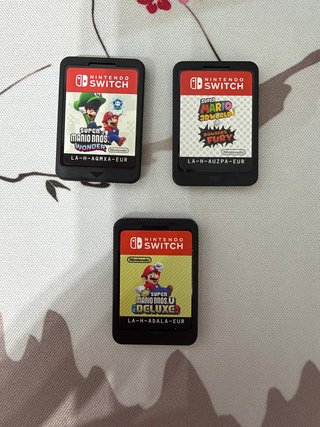 Cartuchos de Mario sin caja por 30 euros cada uno