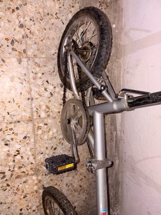 Bicicleta Plegable Plata