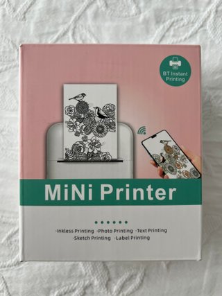 Mini impresora portátil térmica Bluetooth, nueva