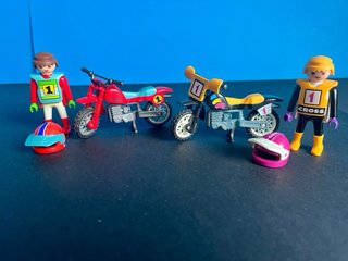 Moto da motocross Playmobil