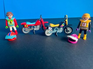 Moto da motocross Playmobil