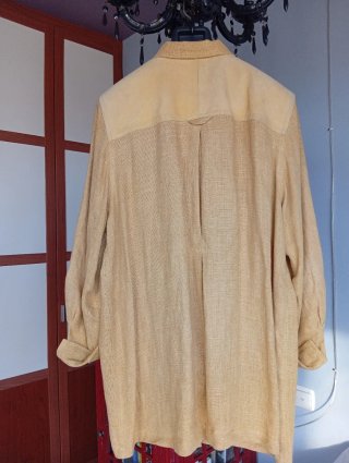 Chaqueta Larga Amarilla vintage