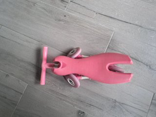 Triciclo Plegable Rosa Sin Pedales