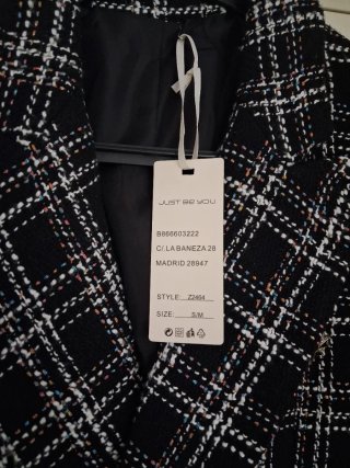 Americana cuadros tweed