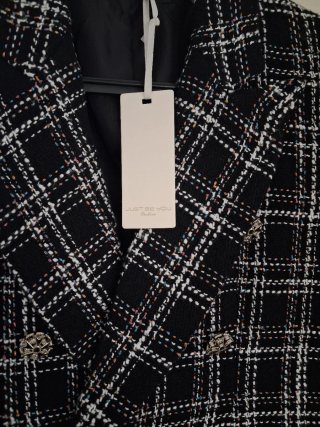Americana cuadros tweed