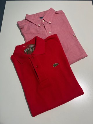Lote camisa y polo vintage como nuevo