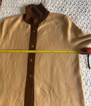 Conjunto oficina mujer beige y negro
