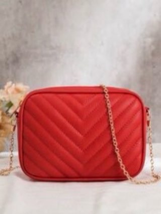 Bolso pequeño con Cadena dorada