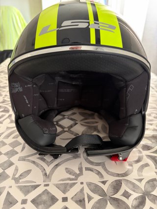 Casco LS2 Negro y Amarillo