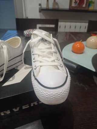 Converse All Star Plataforma Blancas