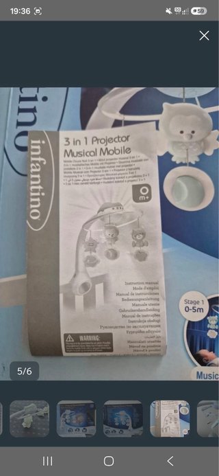 Móvil cuna bebé nuevo