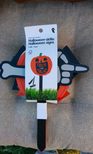 5 confezioni decorazioni Halloween T Zucca Trick o