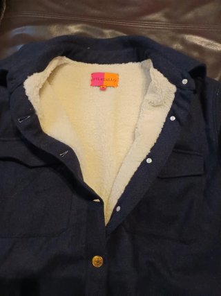 Abrigo Vilagallo Azul Talla M