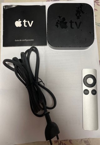Apple TV con Mando y Cable