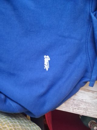 Sudadera azul hombre
