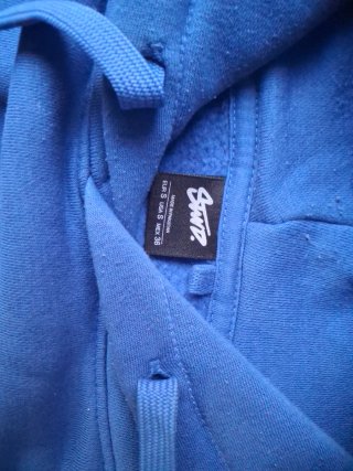 Sudadera azul hombre