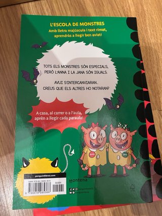 5 libros escola de monstres en català