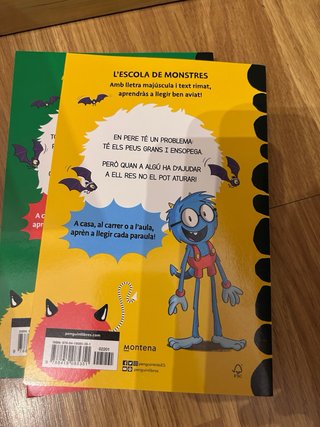 5 libros escola de monstres en català