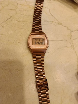 Reloj Casio Dorado Rosado