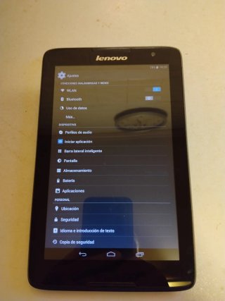 Tablet Lenovo Negra