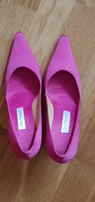 Zapatos Pilar Burgos Fucsia Talla 38