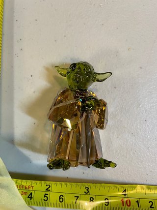 Figurita Swarovski Maestro Yoda Star Wars nuevo