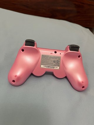 Mando PS3 Rosa Metálico