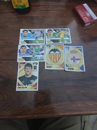 Lote de 5 Cromos Panini Liga 26-27
