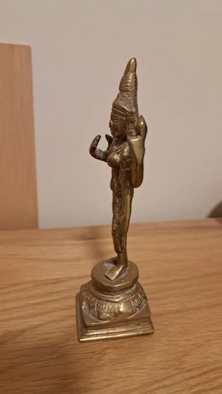 Figura deidad hindú bronce