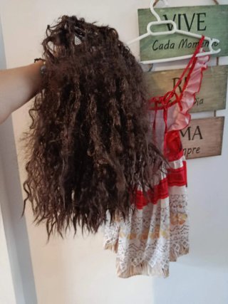 Disfraz de Vaiana con collar