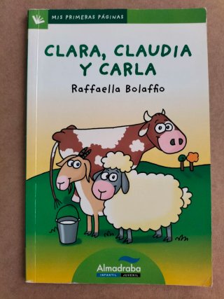 Libro infantil Clara, Claudia y Carla