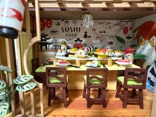 Casita Miniatura Restaurante Japonés